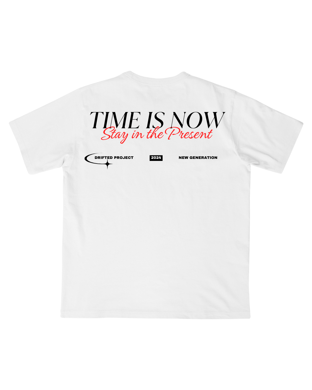 TIME IS NOW - WHITE TEE