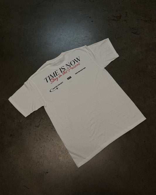 TIME IS NOW - WHITE TEE