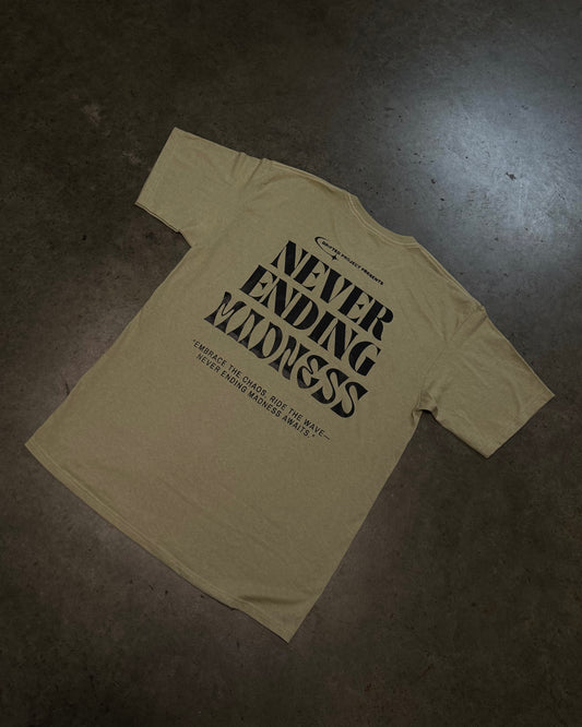 NEVER ENDING - BEIGE TEE